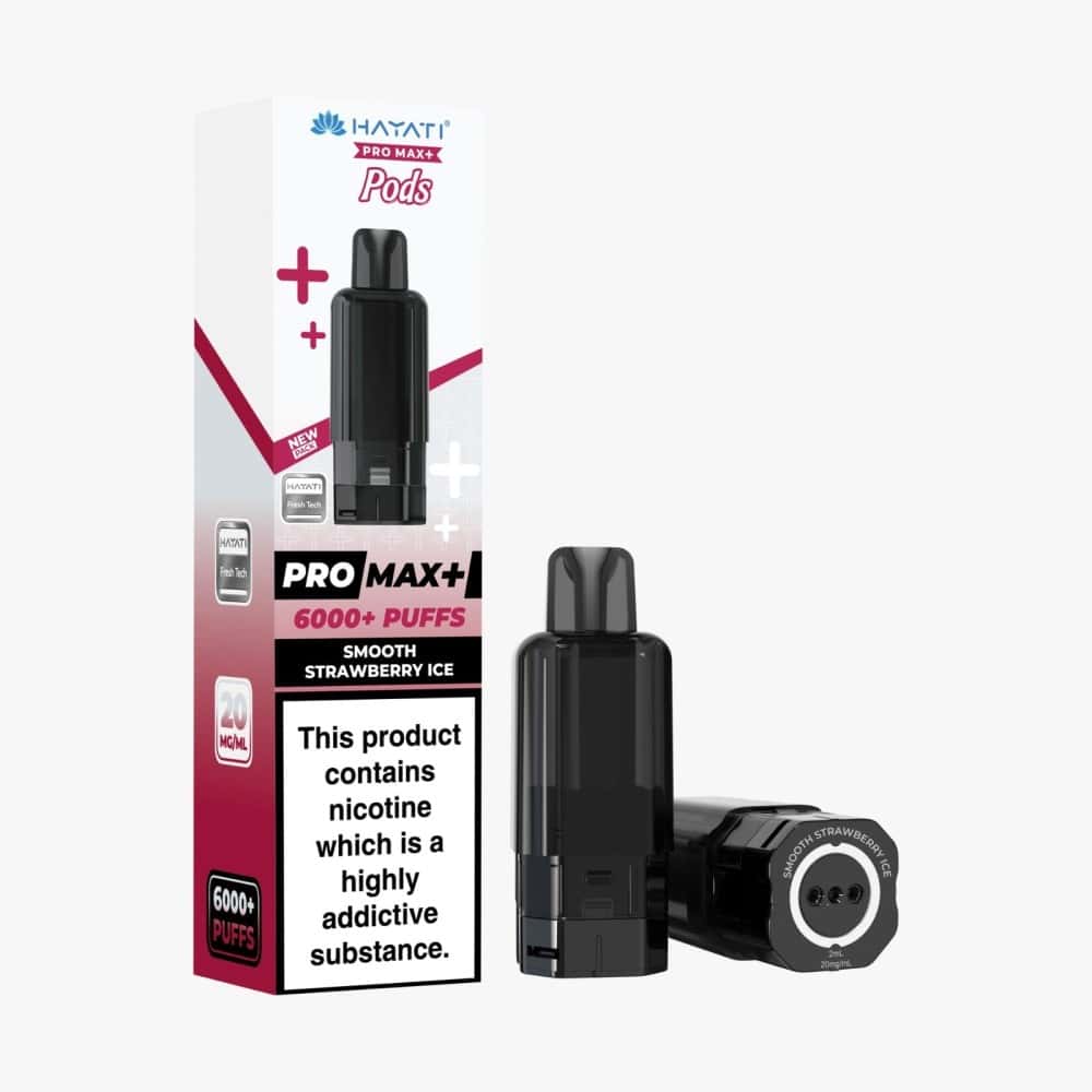 Hayati Pro Max Plus 6K Pods - Smooth Strawberry Ice