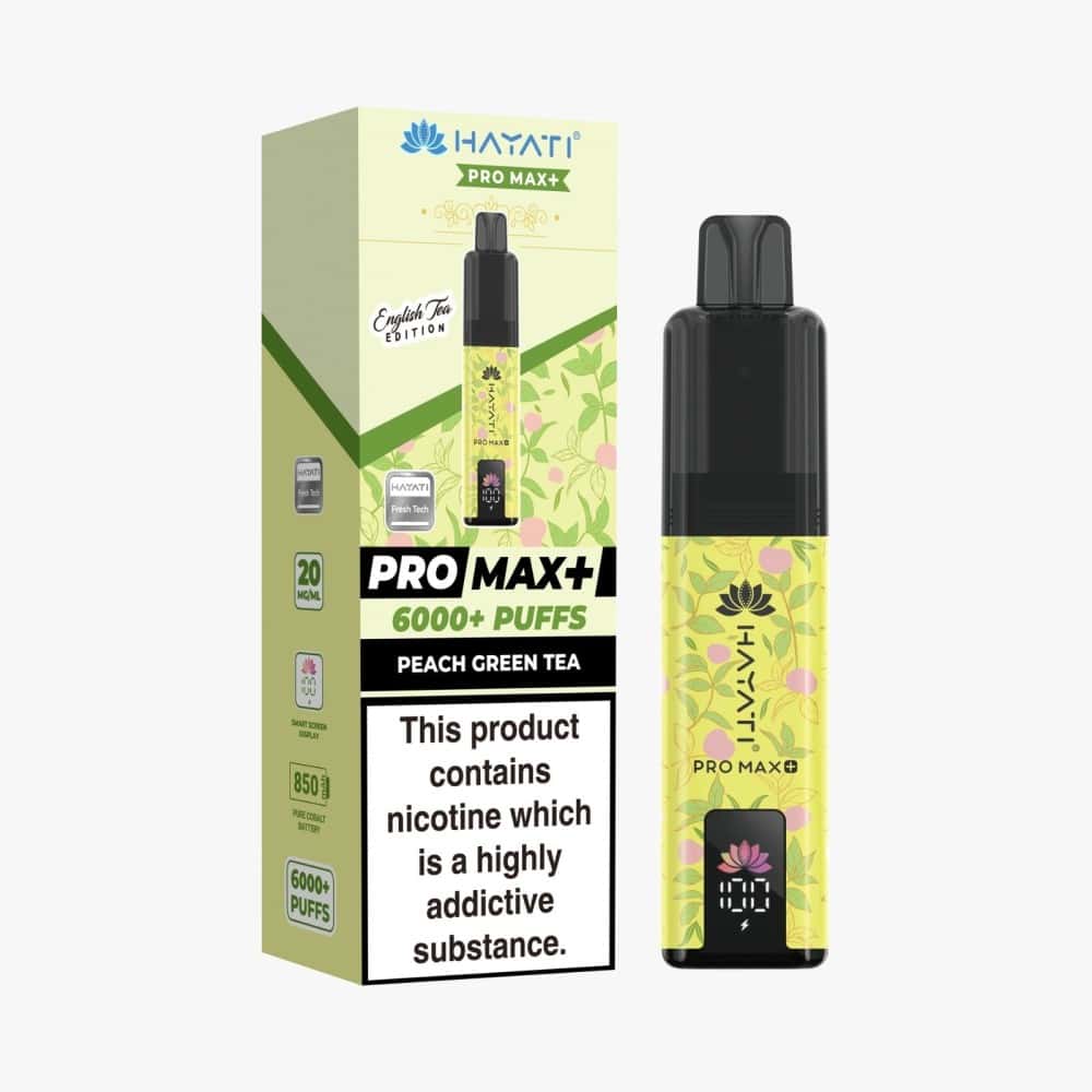 Hayati Pro Max+ 6000 - Peach Green Tea
