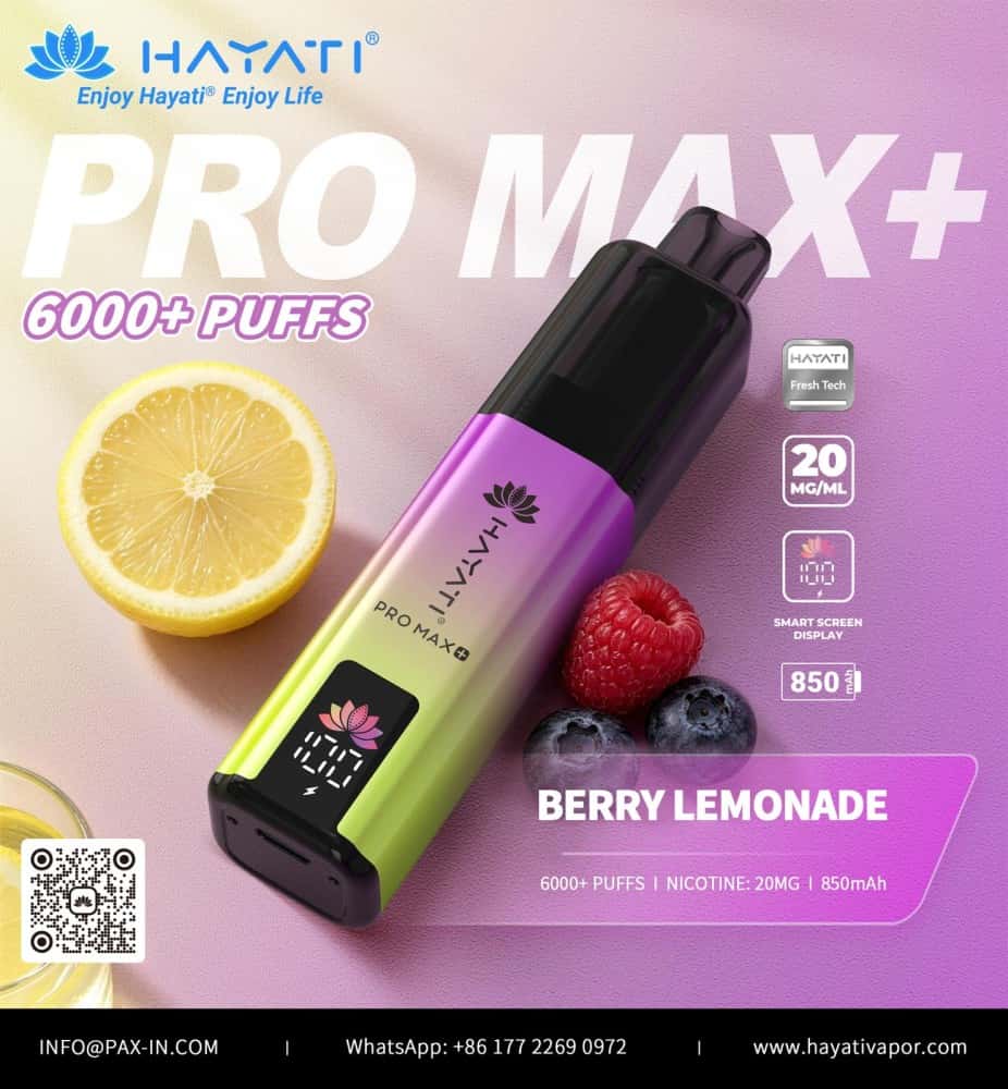 Hayati Pro Max+ 6000 - Berry Lemonade
