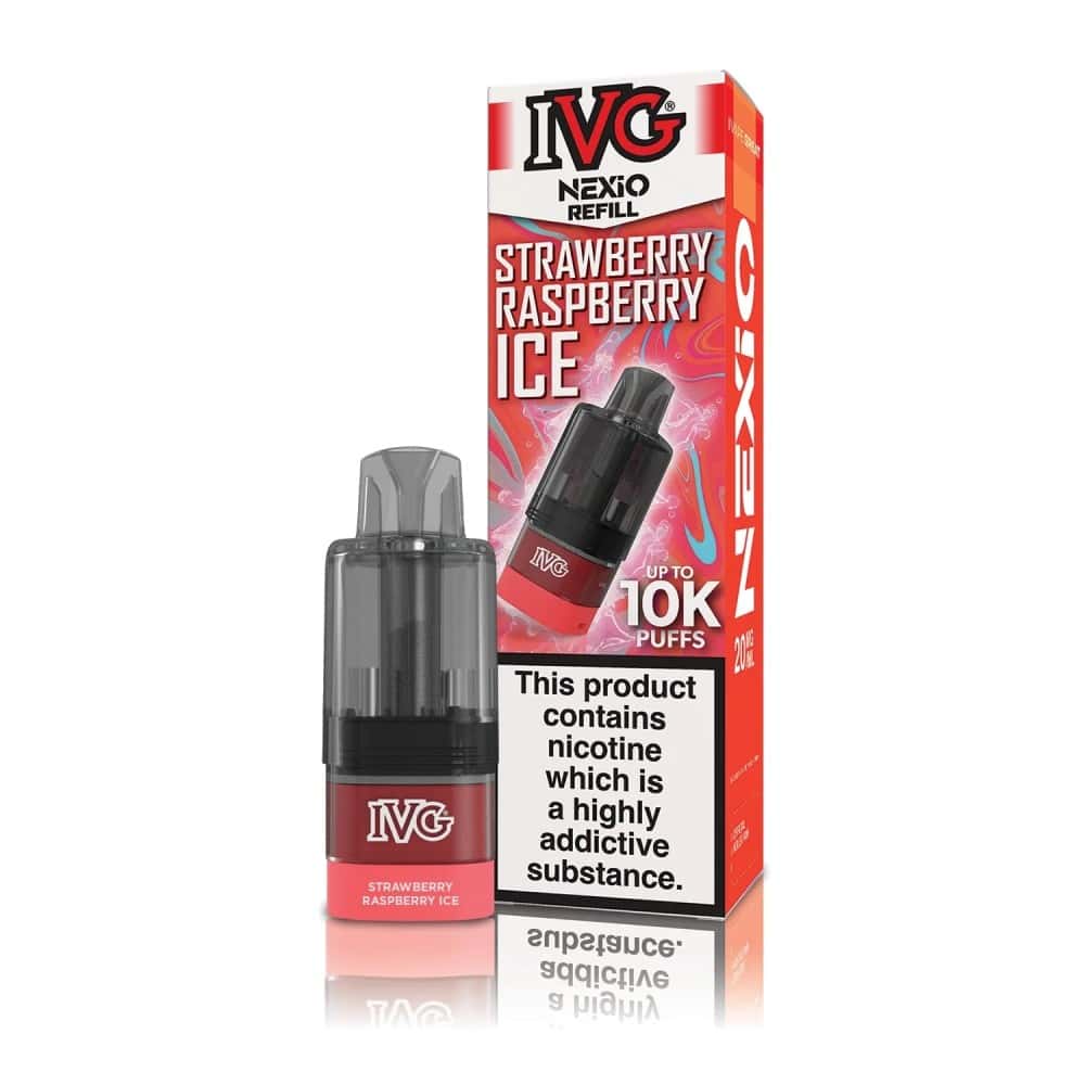 IVG Nexio 10k Refill Pods - Strawberry Raspberry Ice
