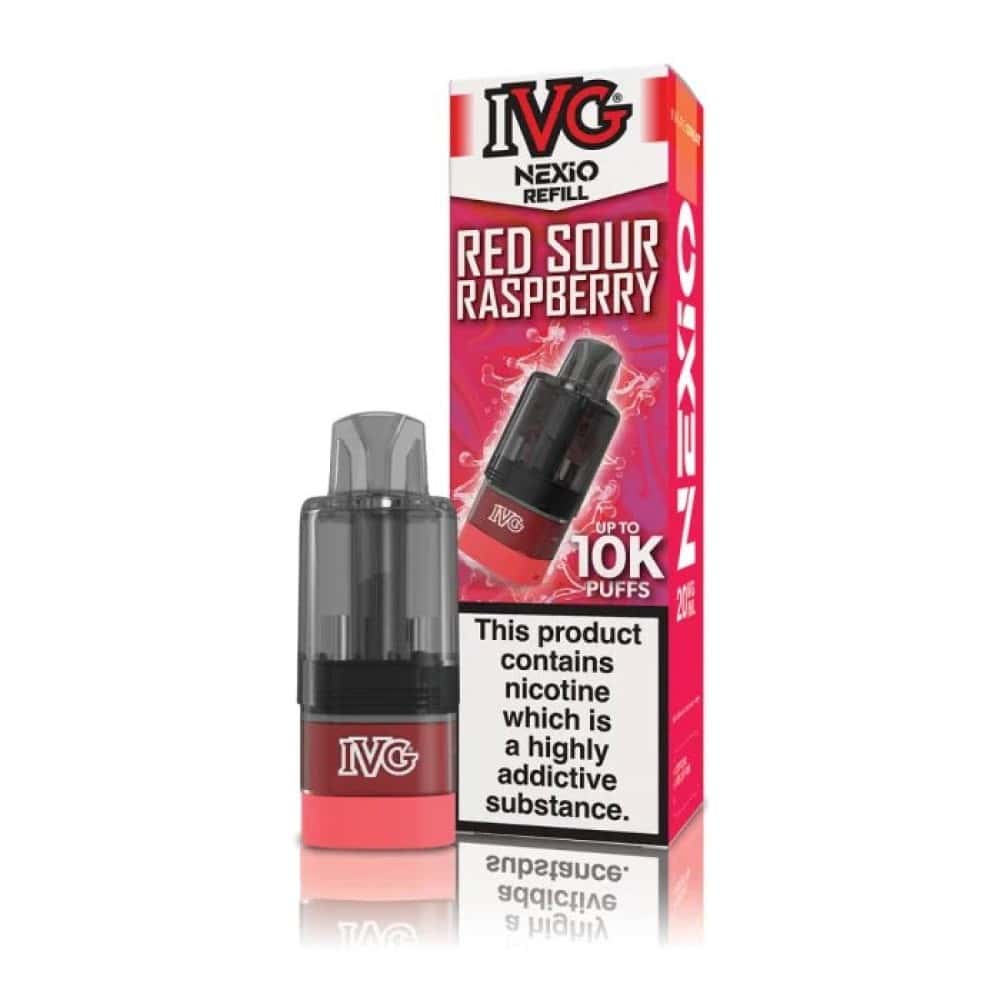 IVG Nexio 10k Refill Pods - Red Sour Raspberry