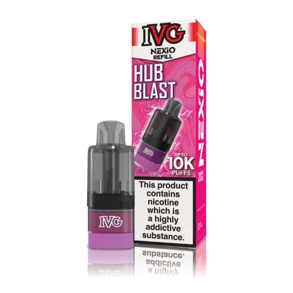 IVG Nexio 10k Refill Pods - Hub Blast