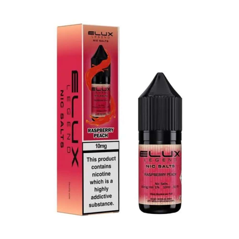 Elux Legend Nic Salts Liquid - Raspberry Peach