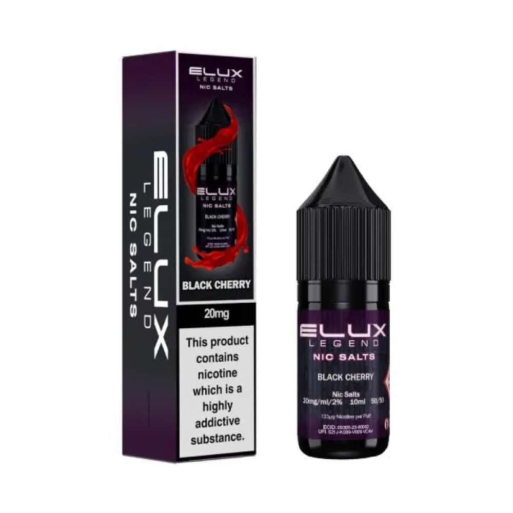 Elux Legend Nic Salts Liquid - Black Cherry