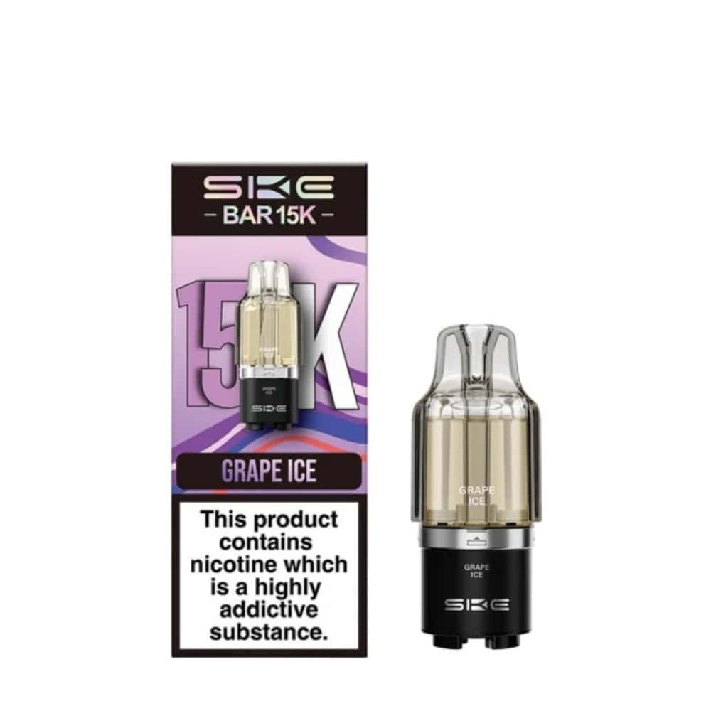 Ske Bar 15k Refill Pods - Grape Ice
