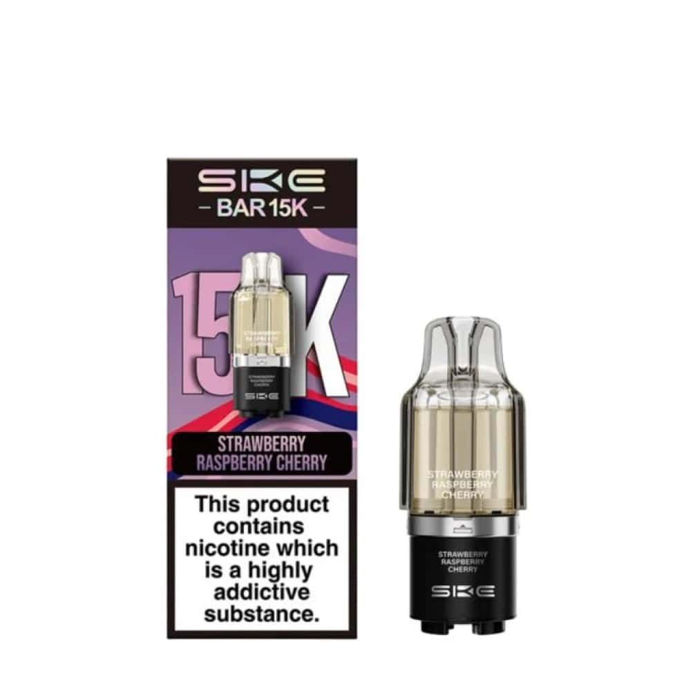 Ske Bar 15k Refill Pods - Strawberry Raspberry Cherry