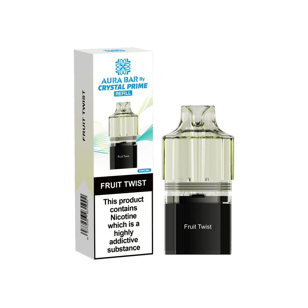 Crystal Prime 10000 Vape Pods - Fruit Twist - Box of 5