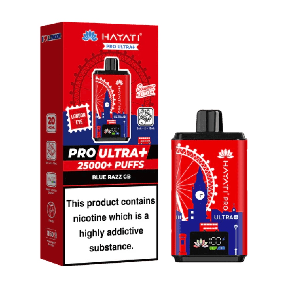 Hayati Pro Ultra + Souvenir Edition - Blue Razz GB ( London Eye )