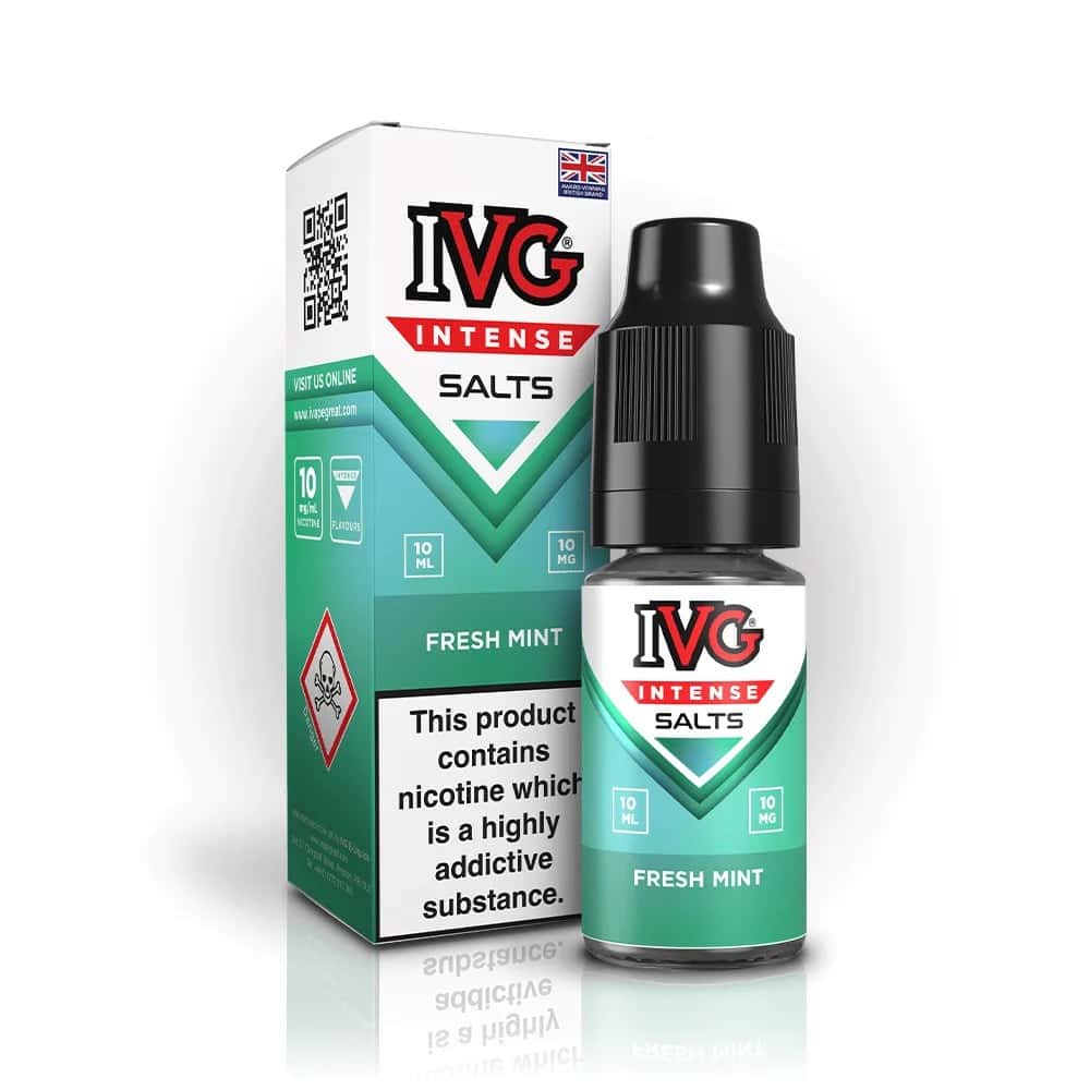 IVG Intense Nic Salt - Fresh Mint- 10 Pack