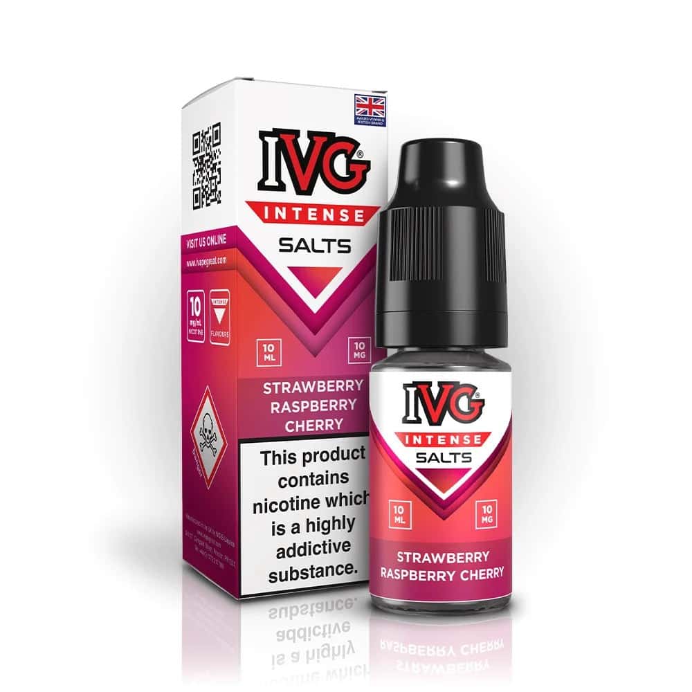 IVG Intense Nic Salt - Strawberry Raspberry Cherry - 10 Pack