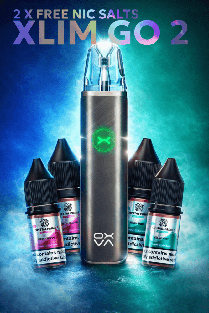 Oxva Xlim Go 2 Vape Kit + 2 Free Nic Salts