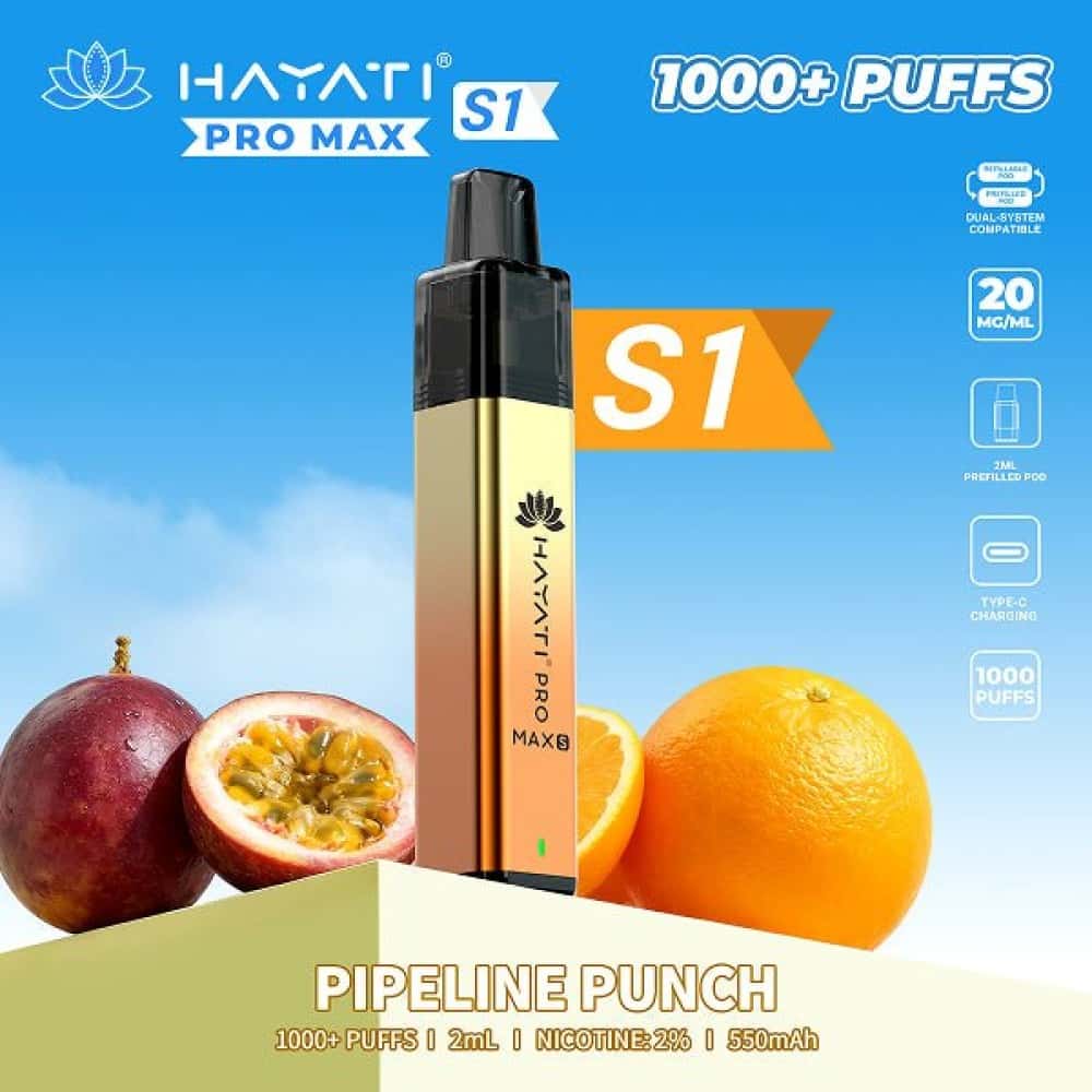 Hayati Pro Max S1 - Pipeline Punch - 10Packs