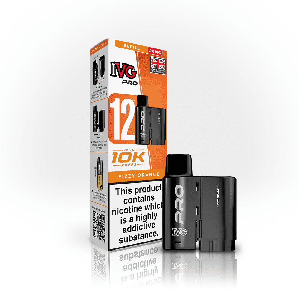 IVG Pro 12 Pods - Fizzy Orange - Pack of 5