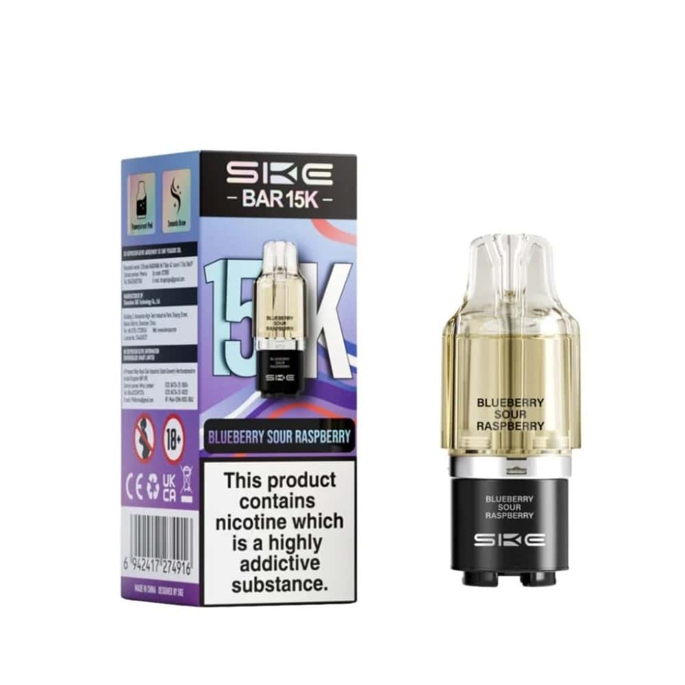 Ske Bar 15k Refill Pods - Blueberry Sour Raspberry