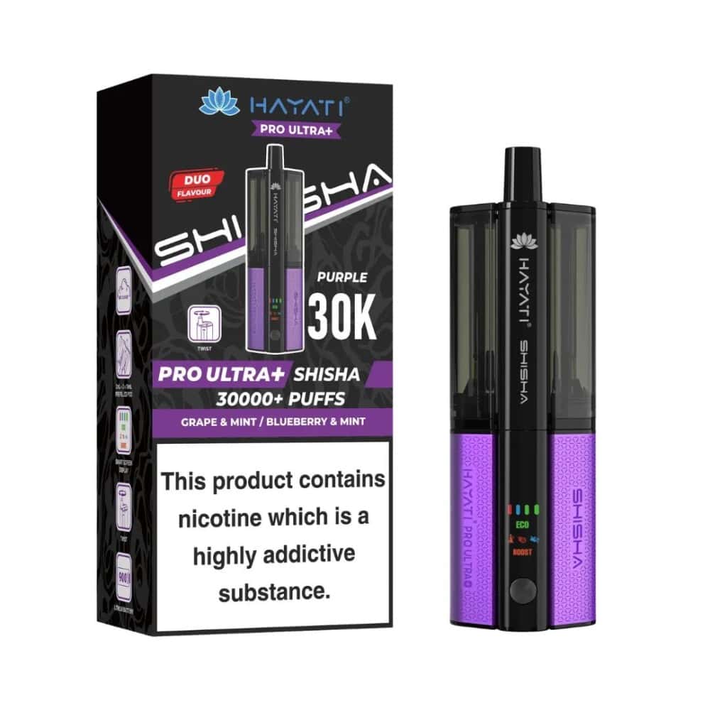 Hayati Shisha Pro Max Plus 30k - Purple Edition