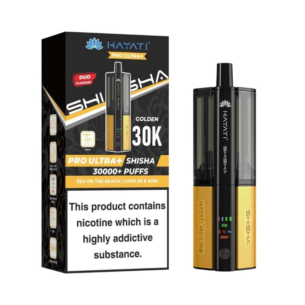 Hayati Shisha Pro Max Plus 30k - Sex on Beach/Love 66 Kiwi