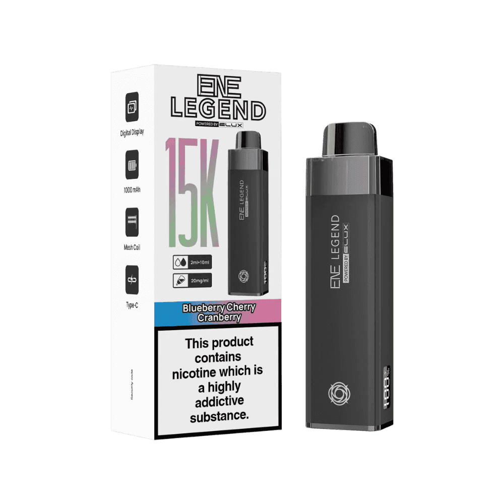 Elux Ene Legend 15k - Blueberry Cherry Cranberry - 5 Packs