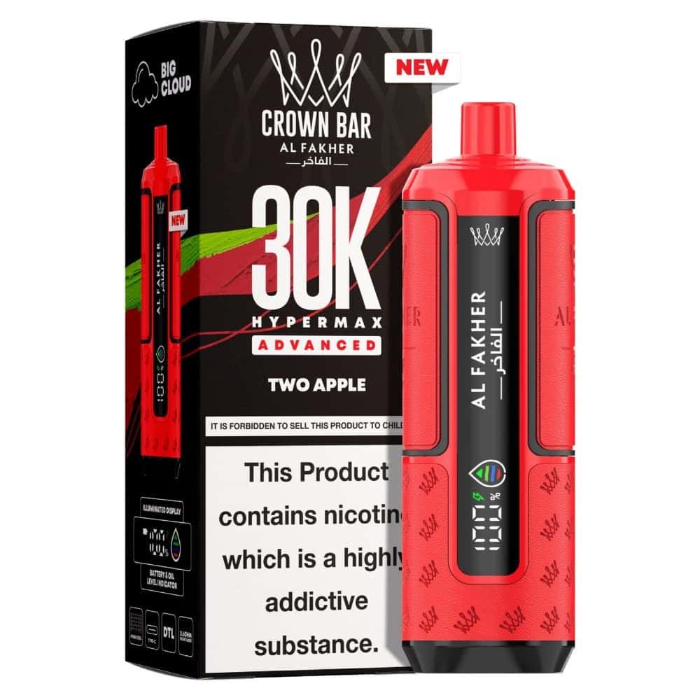 Al Fakher 30k Hypermax - Two Apple