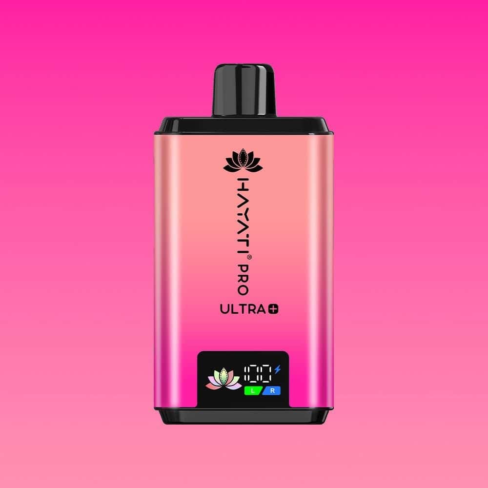 Hayati Pro Ultra Plus S 50k Puffs - Straw' Cranberry Cherry / Cherry lce