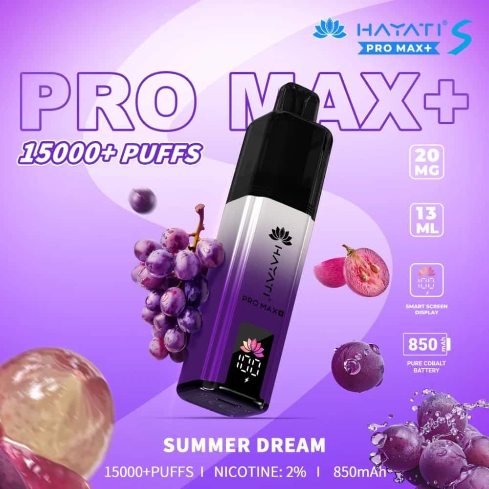 Hayati Pro Max + Plus S 15000 Refill Pods - Summer Dream