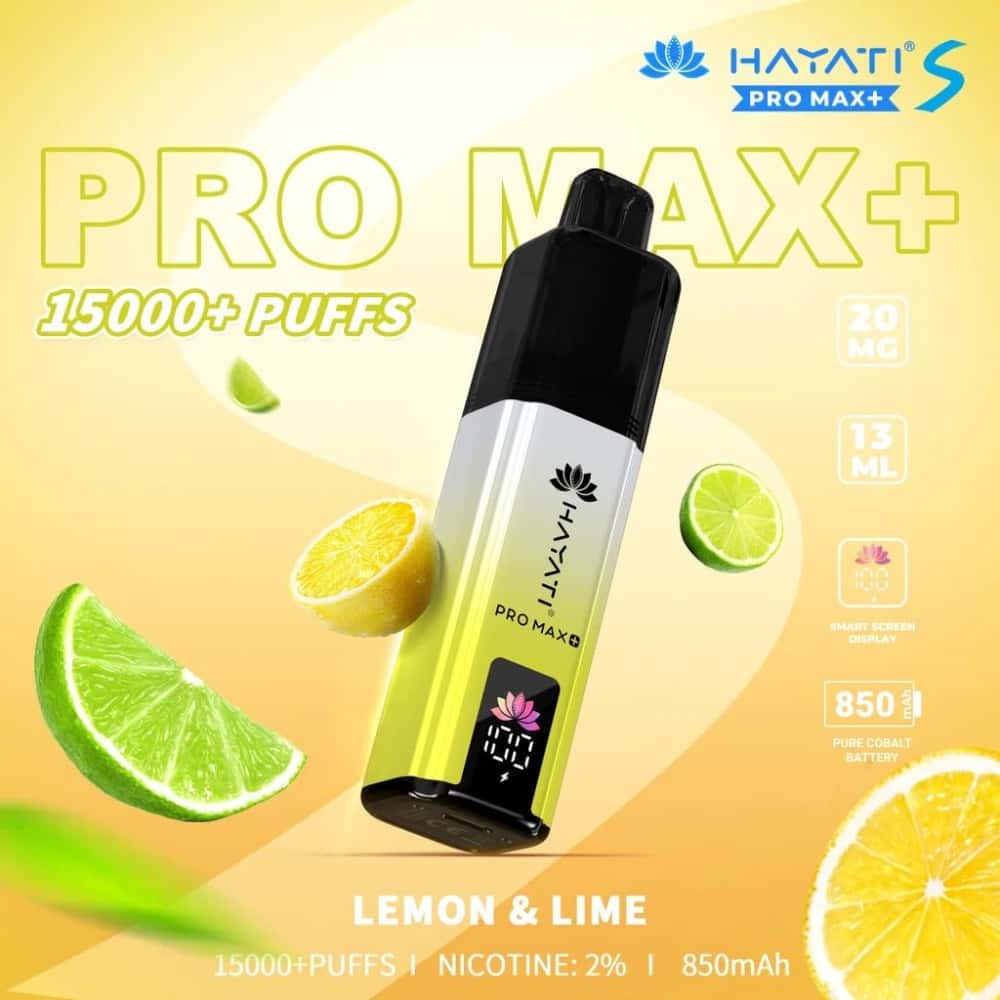 Hayati Pro Max + Plus S 15000 Refill Pods - Lemon Lime