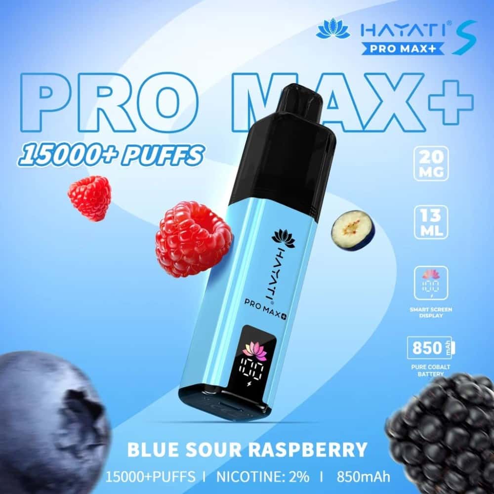 Hayati Pro Max + Plus S 15000 Refill Pods - Blue Sour Raspberry