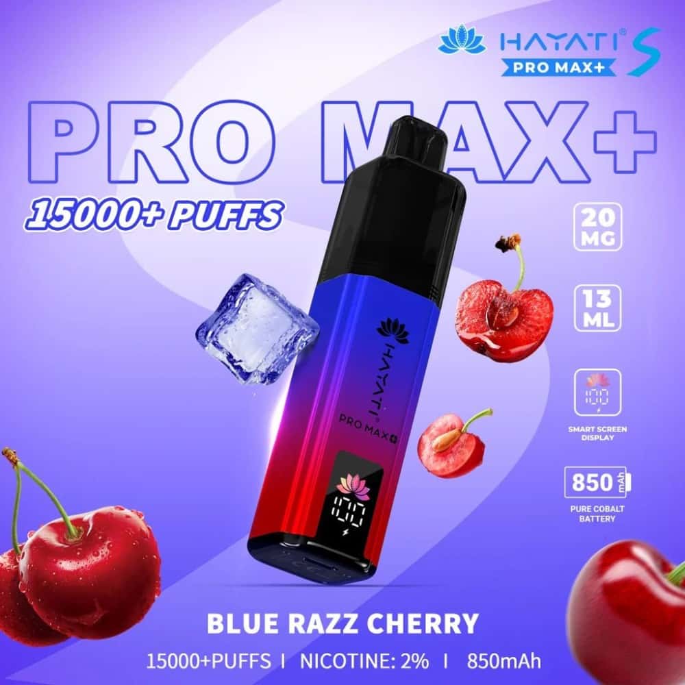 Hayati Pro Max + Plus S 15000 Refill Pods - Blue Razz Cherry