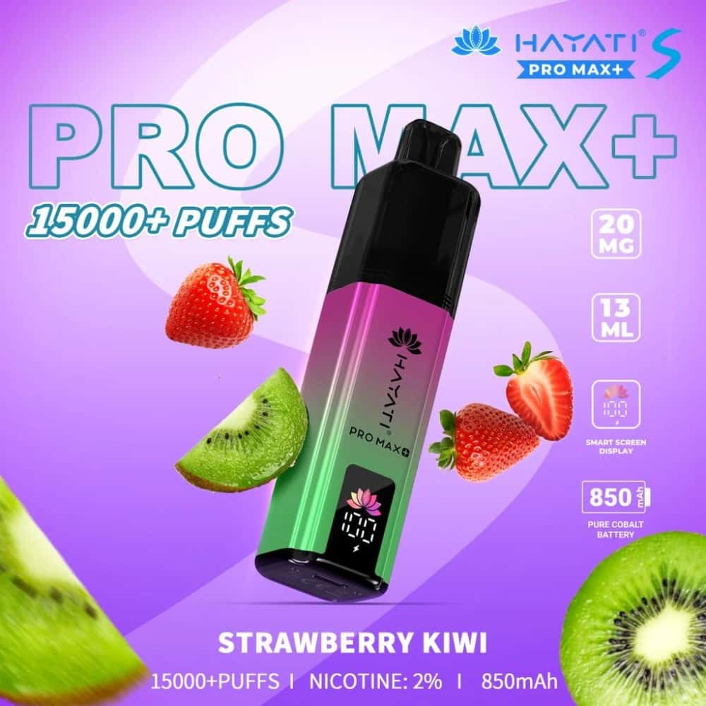 Hayati Pro Max + Plus S 15000 - Strawberry Kiwi