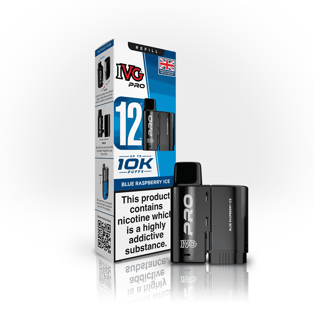 IVG Pro 12 Pods - Blue Raspberry Ice - Pack of 5
