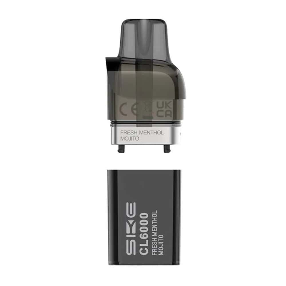 Ske Crystal CL6000 Pods - Fresh Menthol Mojito - Pack of 5
