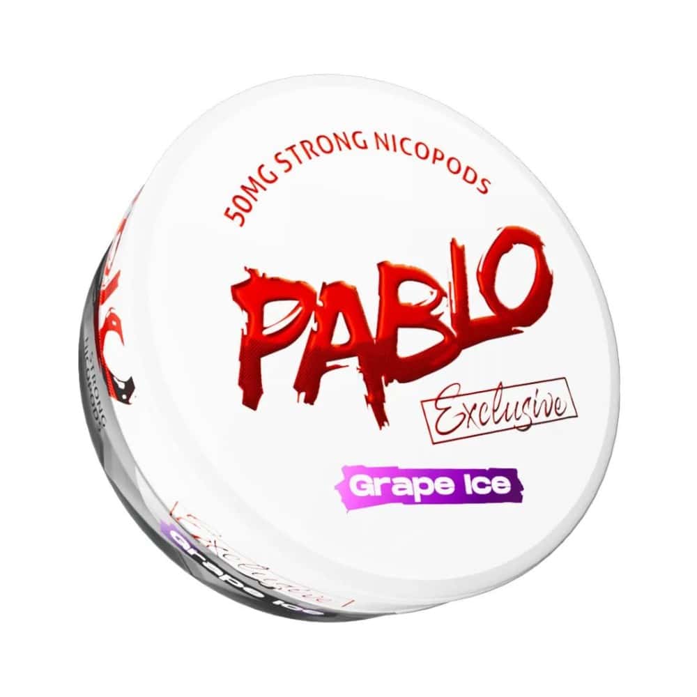 Pablo Exclusive Nicotine Pouches Grape Ice - 30mg - 10Packs