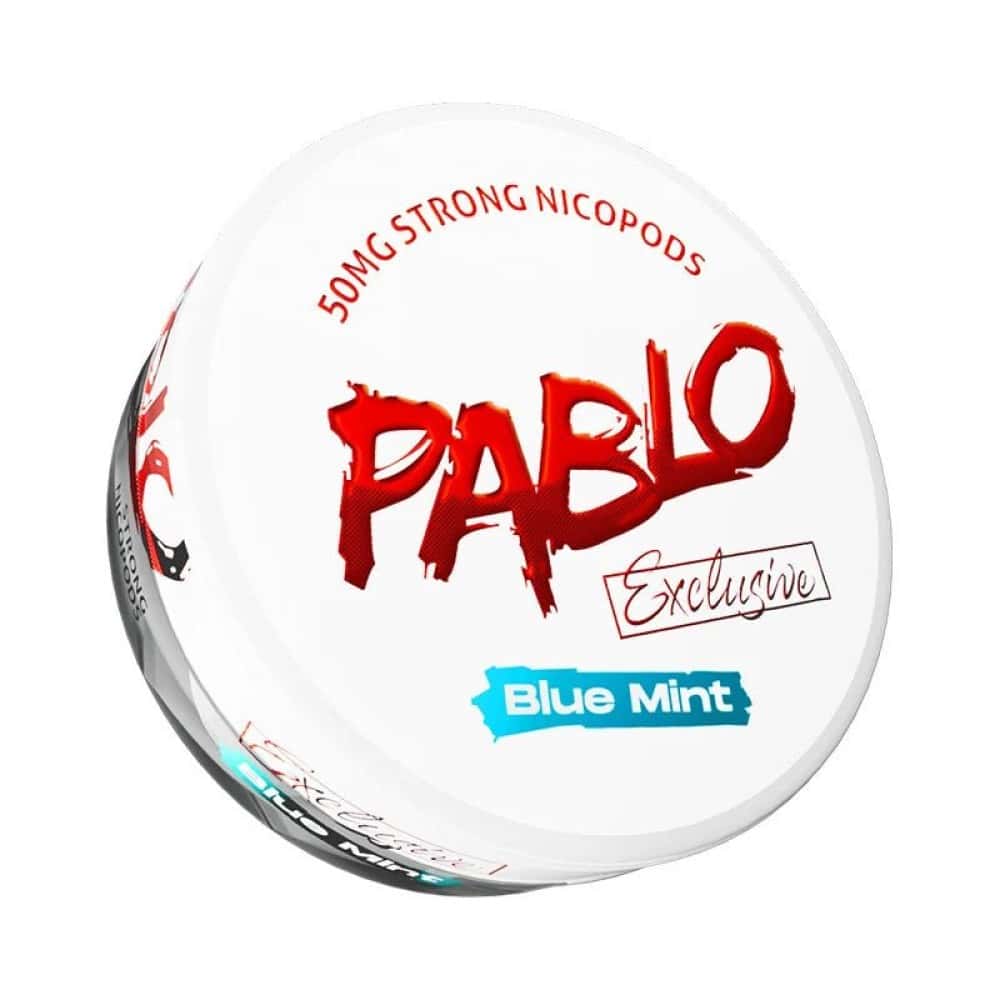 Pablo Exclusive Nicotine Pouches Blue Mint - 30mg - 10Packs