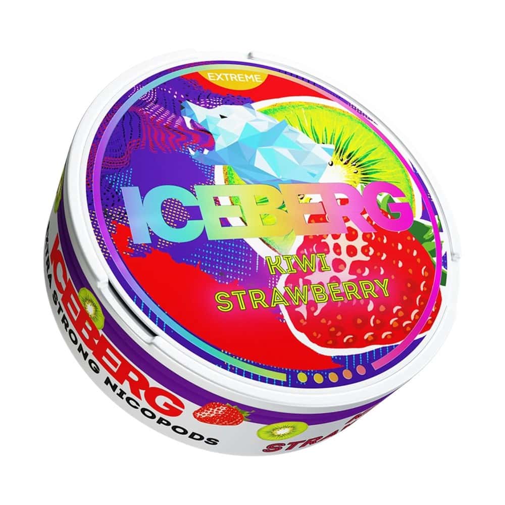Iceberg Nicotine Pouches Kiwi Strawberry - 30mg - 10Packs