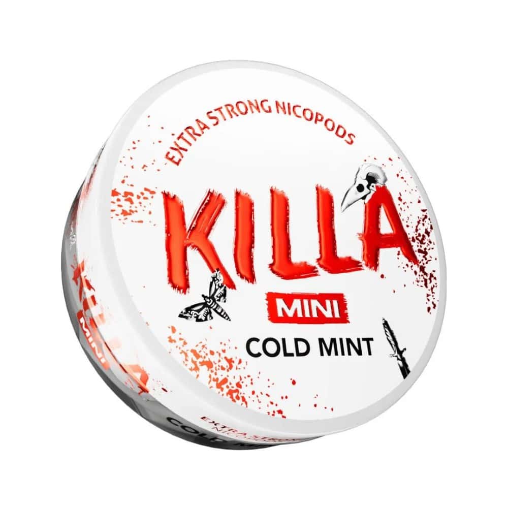Killa Mini Nicotine Pouches Cold Mint - 8mg