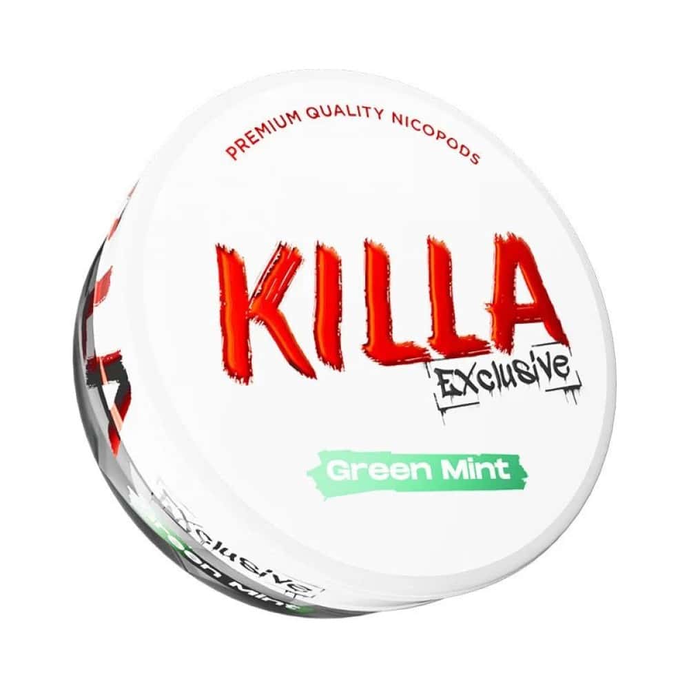 Killa Exclusive Nicotine Pouches Green Mint - 13.2mg