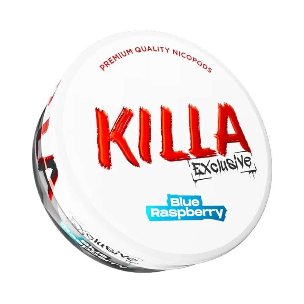 Killa Exclusive Nicotine Pouches Blue Raspberry - 13.2mg