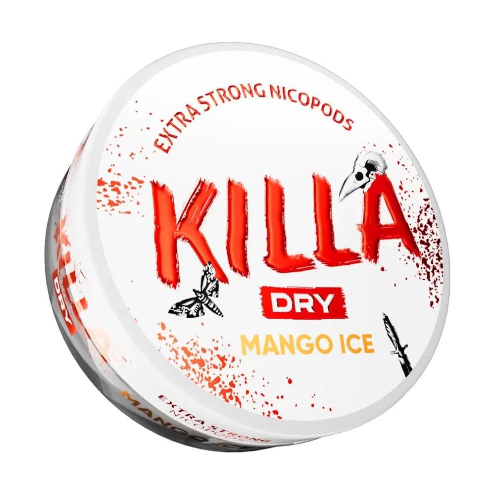 Killa Dry Nicotine Pouches Mango Ice - 9.6mg