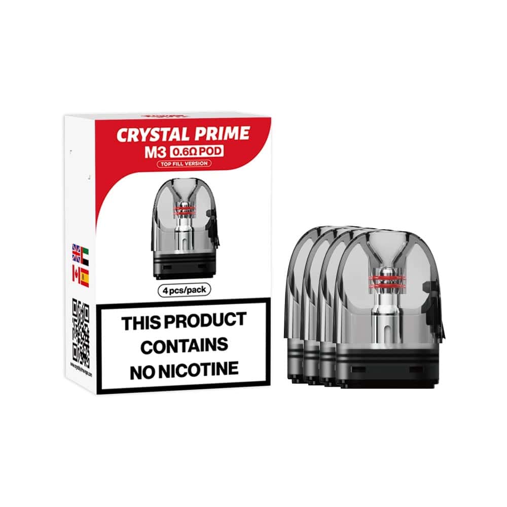Crystal Prime Smart M3 Pods 0.6 ohm - Pack of 4