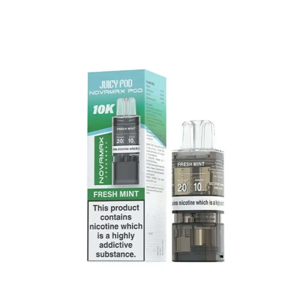 Juicy Pod Novamax 10k Pods - Fresh Mint - 5Packs