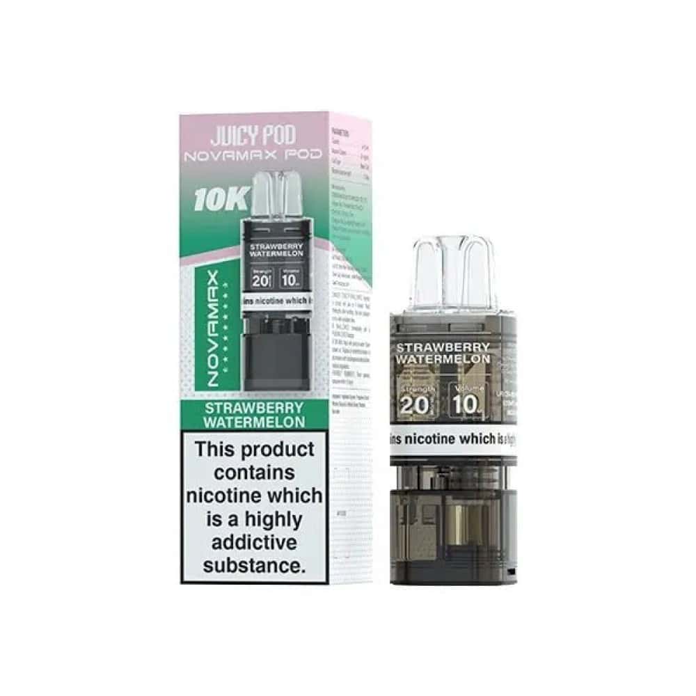 Juicy Pod Novamax 10k Pods - Strawberry Watermelon - 5Packs