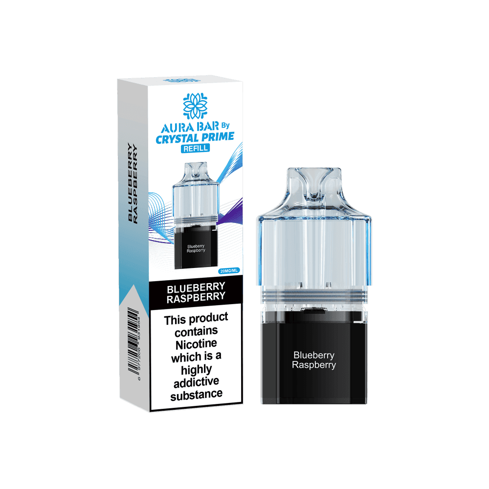 Crystal Prime 10000 Vape Pods - Blueberry Raspberry