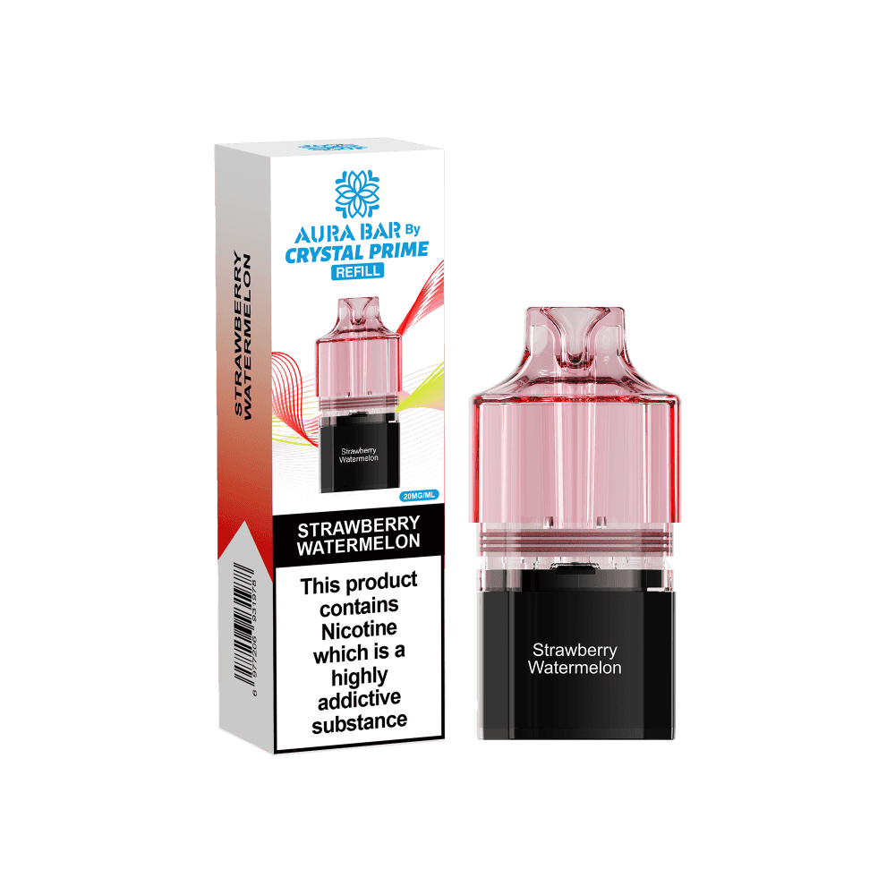 Crystal Prime 10000 Vape Pods - Strawberry Watermelon