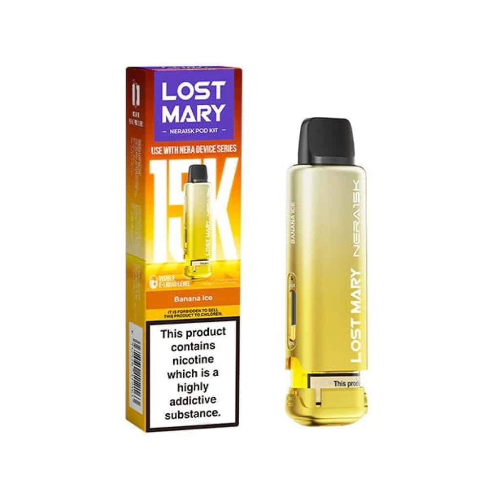 Lost Mary Nera 30k Replacement Pods - Banana Ice - Pack of 5