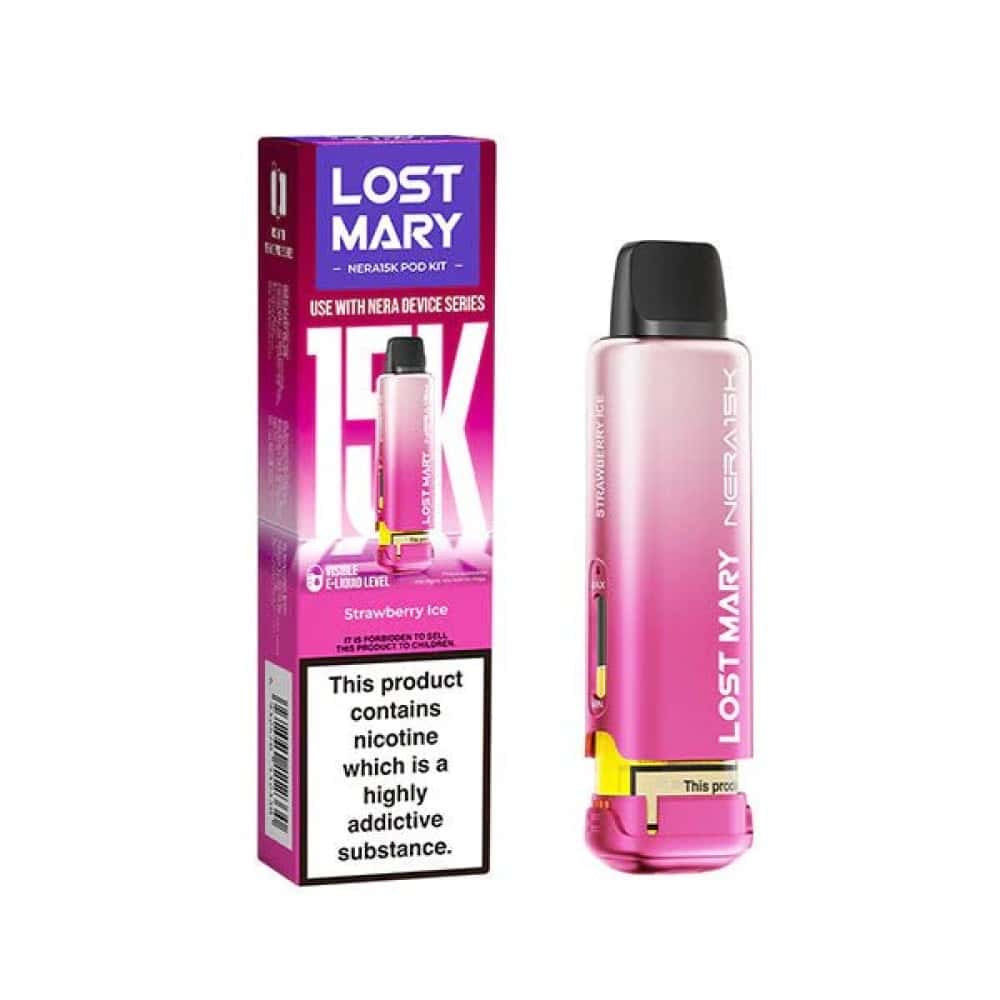 Lost Mary Nera 30k Replacement Pods - Strawberry Ice - Box of 5
