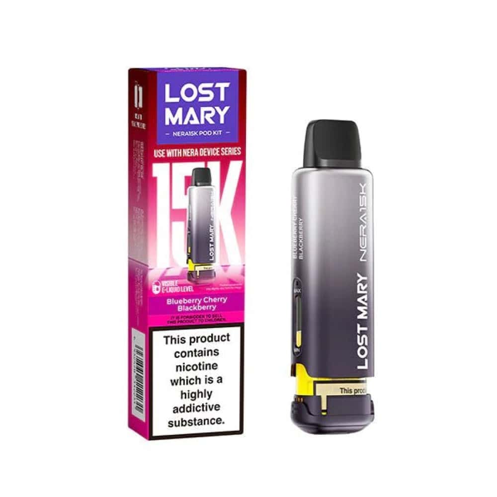 Lost Mary Nera 30k Replacement Pods - Blueberry Cherry Blackberry - Box of 5