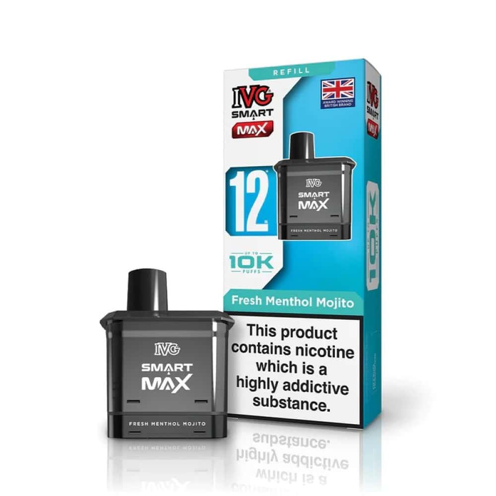 IVG Smart Max 10k Replacement Pods - Fresh Menthol Mojito - Pack of 5
