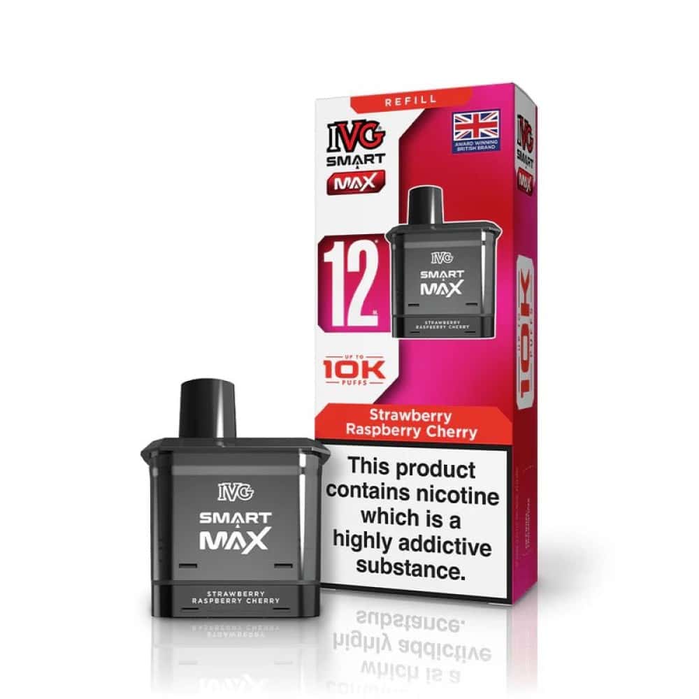 IVG Smart Max 10k Replacement Pods - Strawberry Raspberry Cherry