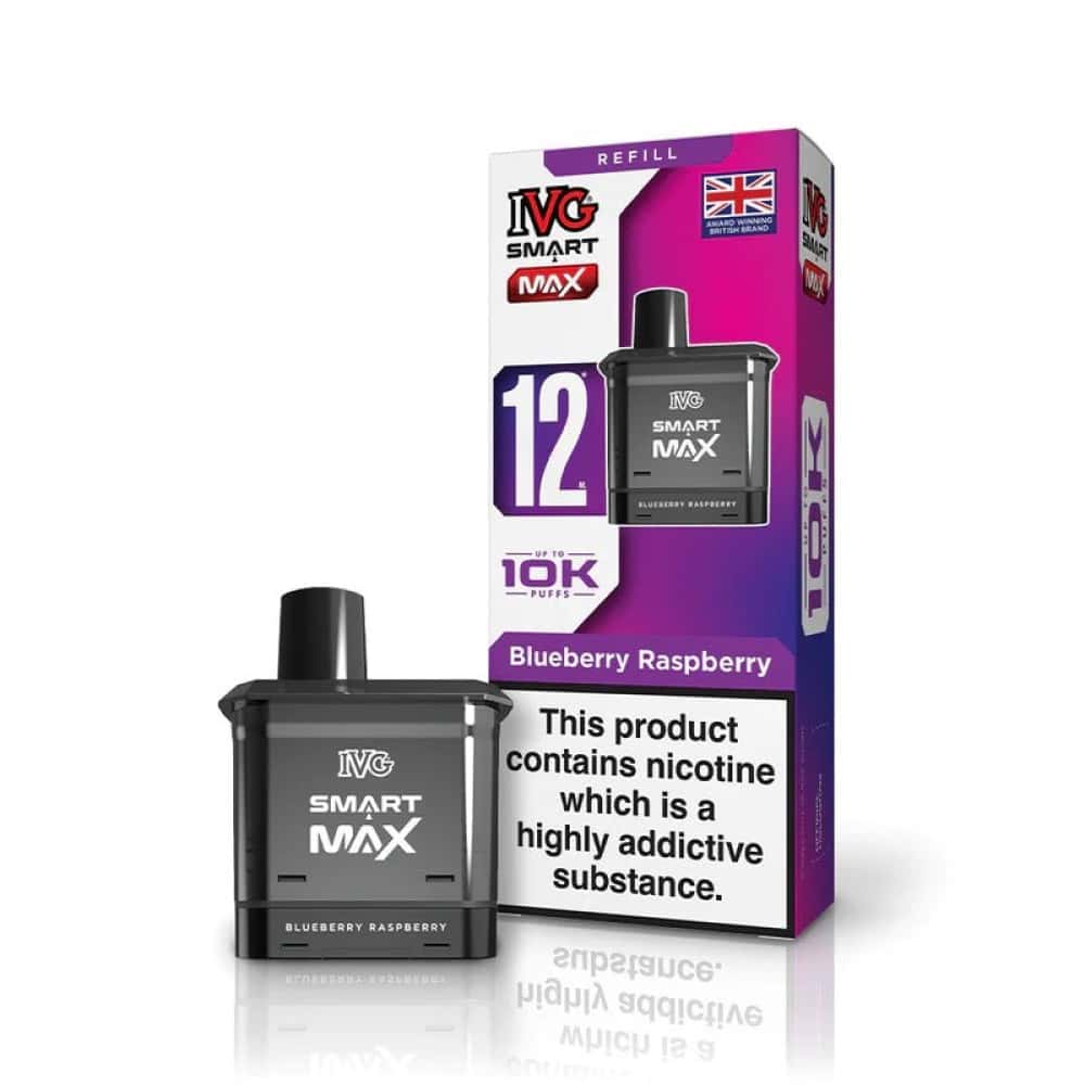 IVG Smart Max 10k Replacement Pods - Blueberry Raspberry