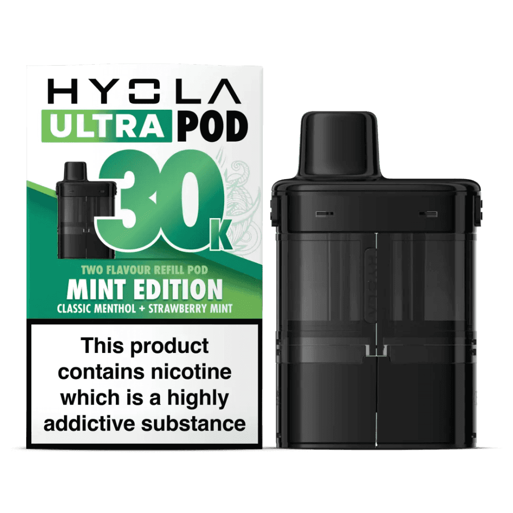 Hyola Ultra 30K Replacement Pods - Mint Edition - 5Packs