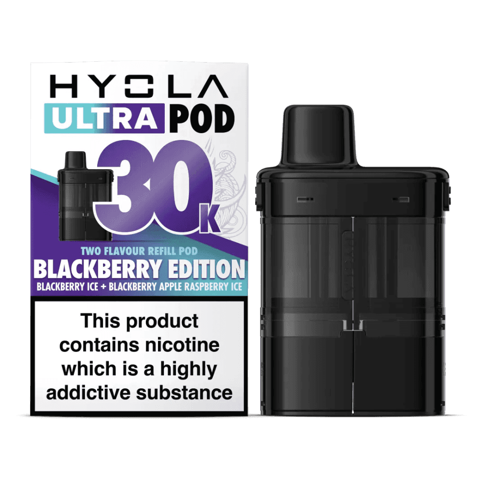 Hyola Ultra 30K Replacement Pods - Blackberry Edition- 5Packs